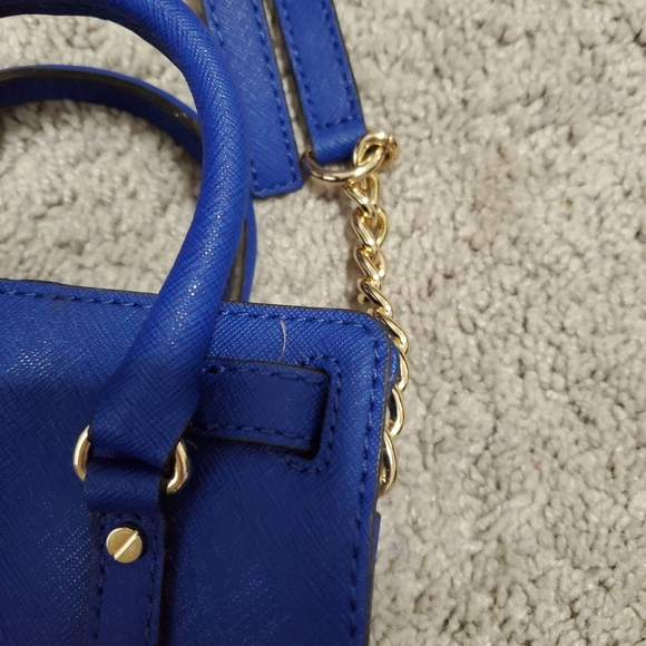 Michael Kors Blue Mini Crossbody Bag - Picture 9 of 16
